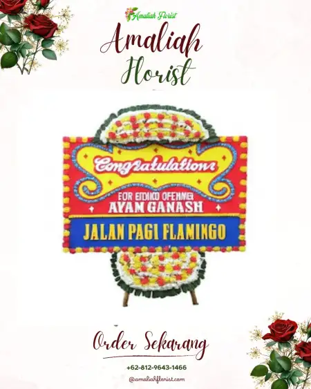 Sewa Papan Bunga Pengabean